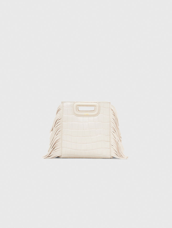 Bolso M Mini de piel de cocodrilo