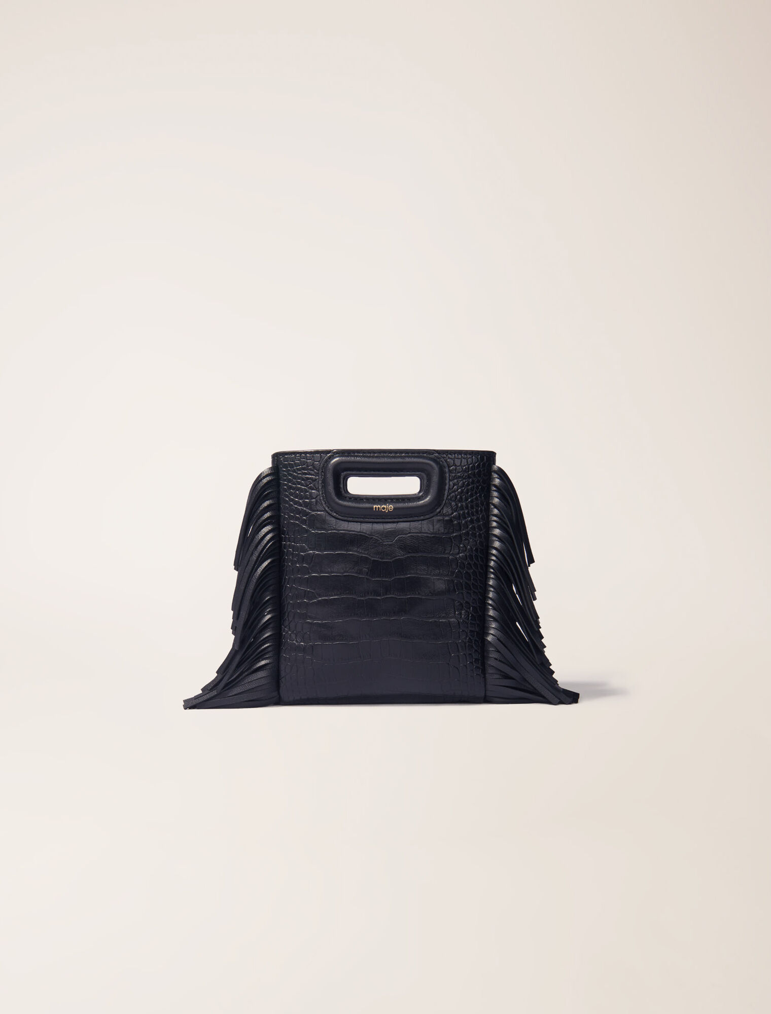 Bolso M Mini de piel de cocodrilo