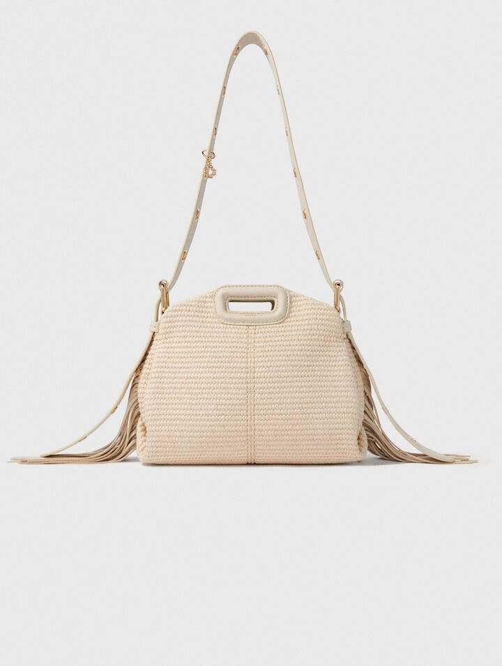 Bolso Miss M Mini efecto rafia