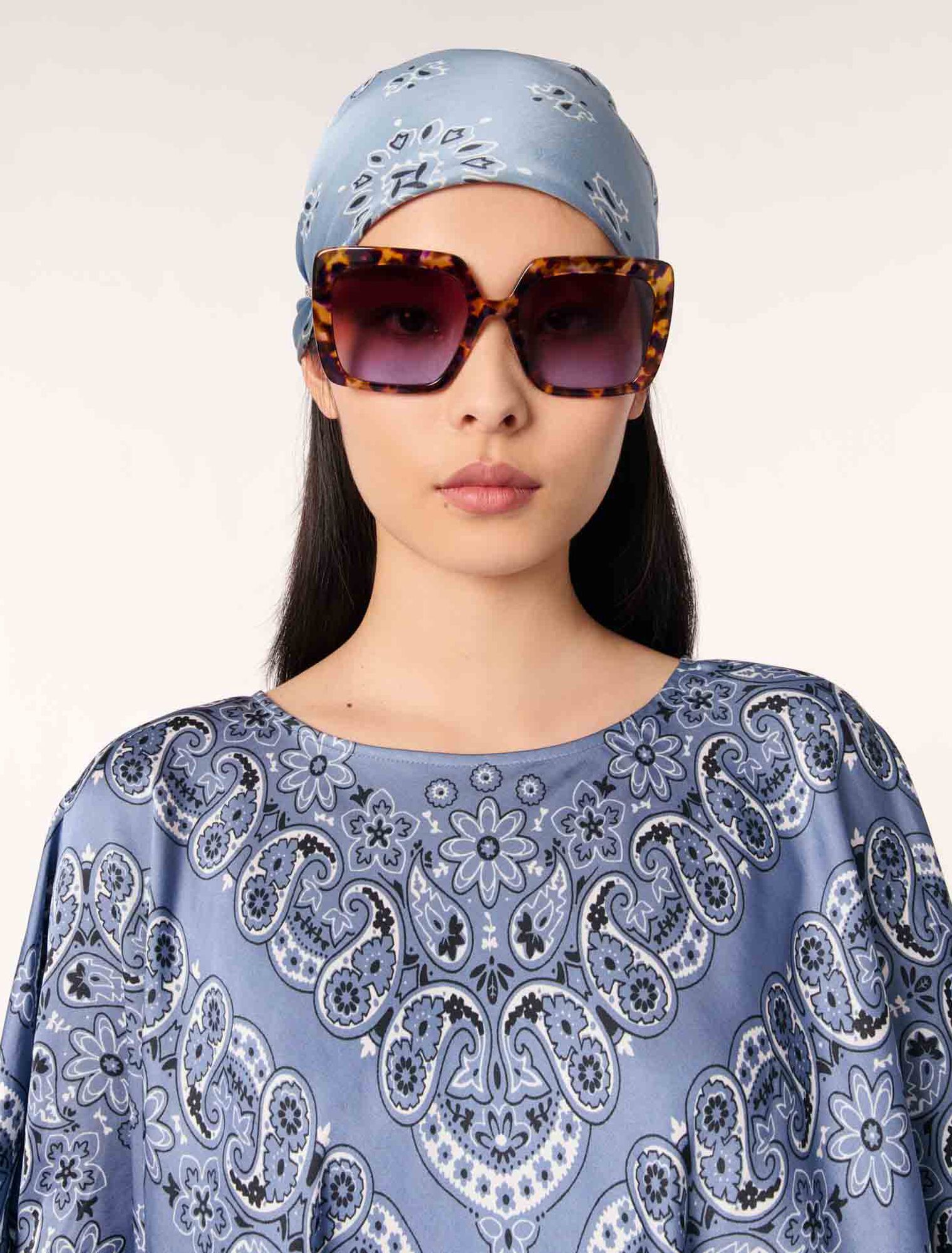 Pañuelo con estampado bandana